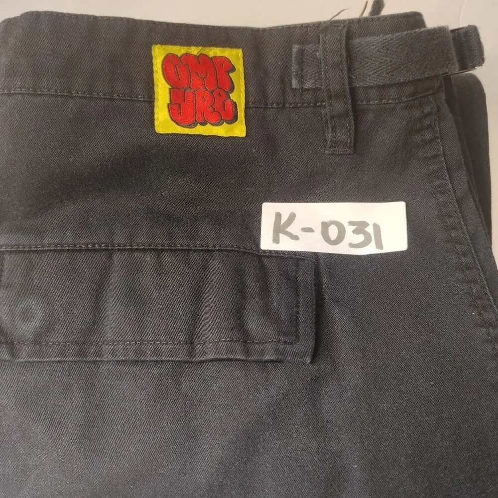 EMPYRE Pants Mens 32x28 Black Utility Pockets Adjustable Waist Workwear Cargo